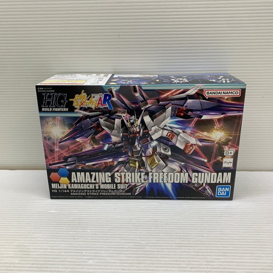 【現状渡し品】 1/144 HGBF ZGMF-X10A-A アメイジングストライクフリーダムガンダム ガンダムビルドファイターズA-R ガンプラ 未組立 箱あり バンダイ 058-260825-YT-06-min 万代Net店