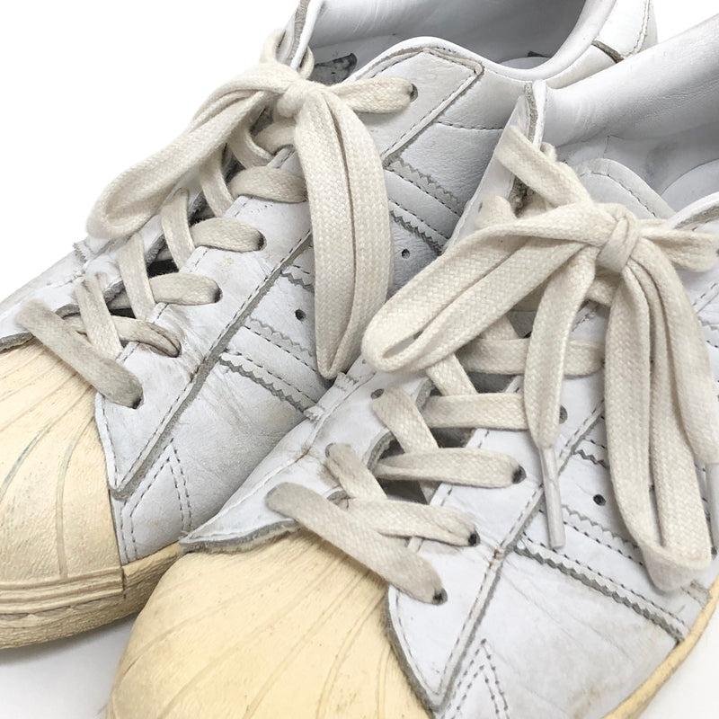 【現状渡し品】【メンズ】 adidas アディダス SUPER STAR 80'S DLX S75016 スーパースター ラックス スニーカー シューズ 靴 161-261015-rs-03-fur サイズ：26.0cm US8 カラー：ホワイト系 万代Net店