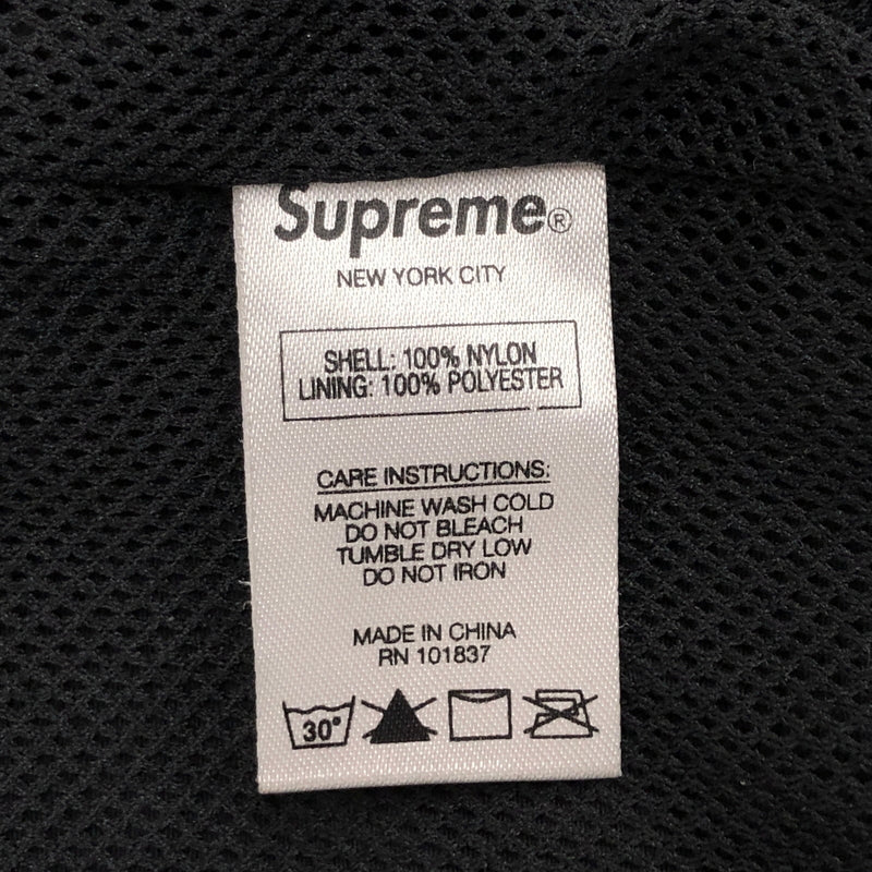 【中古品】【メンズ】 SUPREME シュプリーム 16AW 3M REFLECTIVE STRIPE TRACK JACKET トラックジャケット アウター 古着 149-261015-rs-05-fur サイズ：M カラー：ブラック 万代Net店
