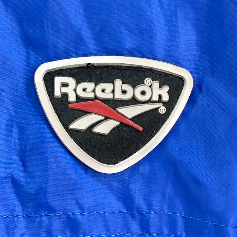 【中古品】【メンズ】 Reebok リーボック ナイロンジャケット 148-260121-WA-08-iwa サイズ：M カラー：ブルー ブラック 万代Net店