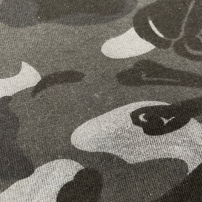 【中古品】【メンズ】 A BATHING APE × NEIGHBORHOOD ア ベイシング エイプ×ネイバーフッド 001LTE731910X CAMO LOGO LS TEE カモ ロゴ ロングスリーブ ティー トップス 長袖 142-251220-cs-17-izu サイズ：L カラー：ブラック 万代Net店