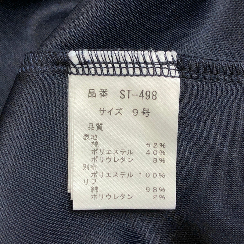 【中古品】【レディース】 Vin ヴァン ST-498 VIN NAVY ギャザースリーブボンディングワンピース スカート 168-260721-rs-06-fur サイズ：9号 カラー：ネイビー 万代Net店