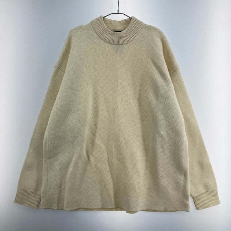 【中古品】【メンズ】 niko and... ニコアンド ニットセーター 147-260121-WA-10-iwa サイズ：L カラー：アイボリー 万代Net店