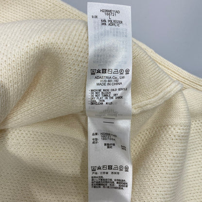 【中古品】【メンズ】 niko and... ニコアンド ニットセーター 147-260121-WA-10-iwa サイズ：L カラー：アイボリー 万代Net店