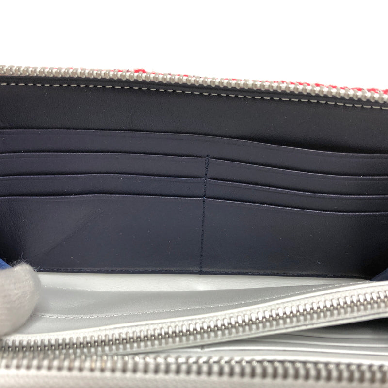 【中古品】【メンズ/レディース】 COOHEM コーヘン KNIT TWEED LIFE WALLET 41-170-010 ニットツウィード ウォレット 長財布 200-260721-rs-08-fur カラー：レッド 万代Net店