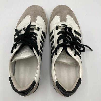 【現状渡し品】【メンズ】 DSQUARED2 ディースクエアード ニューランナーハイキング レザーコンビ ローカット シューズ DSQUARED2 NEW RUNNER HIKING イタリア製 163-241216-OR-03-iwa サイズ：43 カラー：ホワイト/ブラック/グレー系 万代Net店