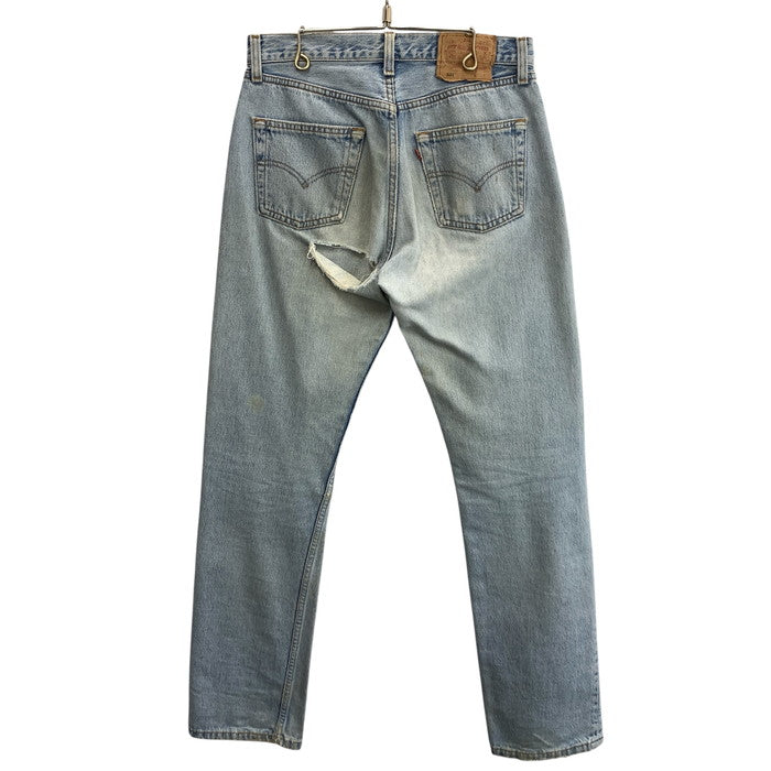 【中古品】【メンズ】 Levi's リーバイス 501 ストレート デニムパンツ ジーンズ ブランド 古着 156-260207-gm-04-fuz サイズ：W30L32 カラー：インディゴ 万代Net店