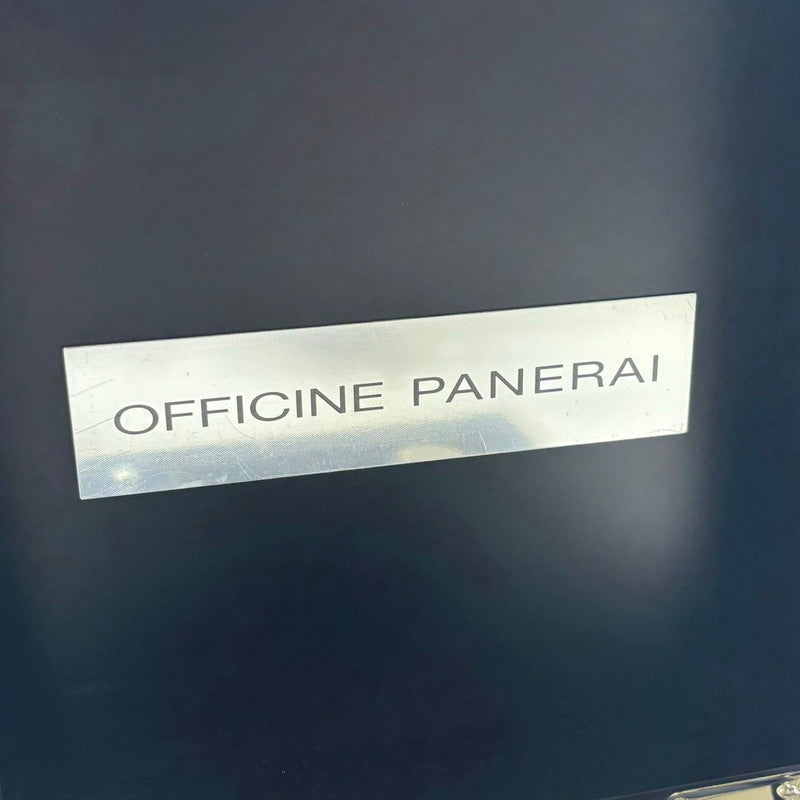 【中古品】【メンズ】 OFFICINE PANERAI オフィチーネパネライ PAM01090 T番 2017年製 ルミノール パワーリザーブ オートマティック アッチャイオ ウォッチ 腕時計 195-240602-ab-2-min カラー：シルバー/ブラック 万代Net店