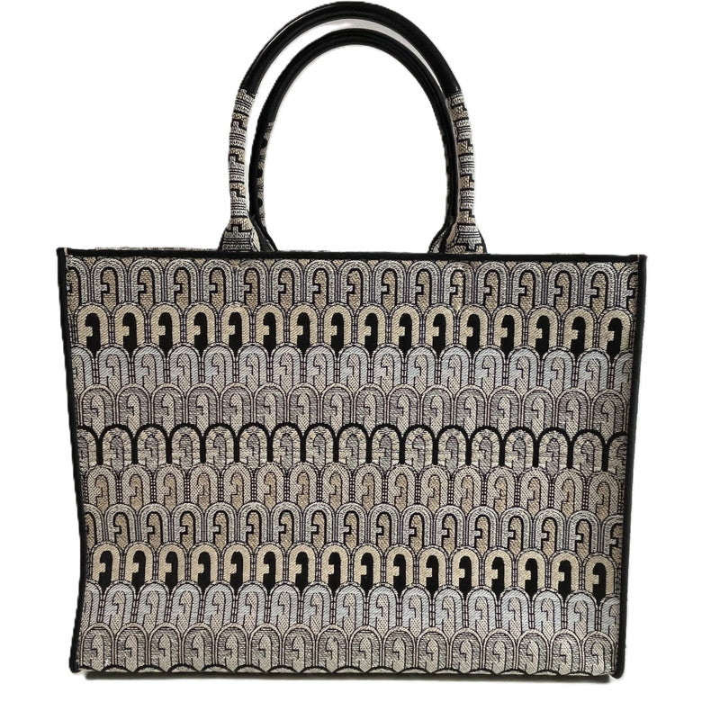 【中古美品】【レディース】 未使用品 FURLA フルラ トートバッグ オポチュニティ アイボリー×ブラック 180-250608-SS-05-ich 万代Net店