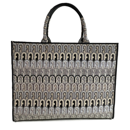 【中古美品】【レディース】 未使用品 FURLA フルラ トートバッグ オポチュニティ アイボリー×ブラック 180-250608-SS-05-ich 万代Net店