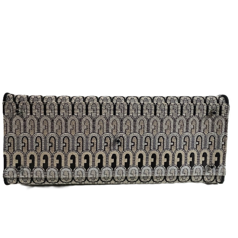 【中古美品】【レディース】 未使用品 FURLA フルラ トートバッグ オポチュニティ アイボリー×ブラック 180-250608-SS-05-ich 万代Net店