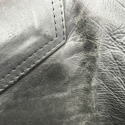 【中古品】【メンズ】 USED ユーズド LEATHER BIKER PANTS レザーバイカーパンツ ズボン ボトムス 156-250809-ma-11-izu サイズ：不明 カラー：ブラック 万代Net店