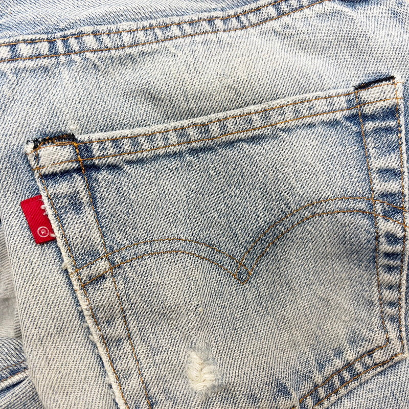 【現状渡し品】【メンズ】 Levi's リーバイス 刻印524 赤耳 ブランクタブ 80S 501 DENIM PANTS デニムパンツ ズボン ボトムス 157-250809-ma-16-izu サイズ：27×36 カラー：インディゴ 万代Net店