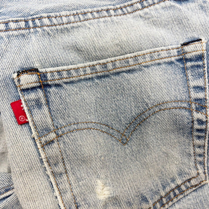 【現状渡し品】【メンズ】 Levi's リーバイス 刻印524 赤耳 ブランクタブ 80S 501 DENIM PANTS デニムパンツ ズボン ボトムス 157-250809-ma-16-izu サイズ：27×36 カラー：インディゴ 万代Net店