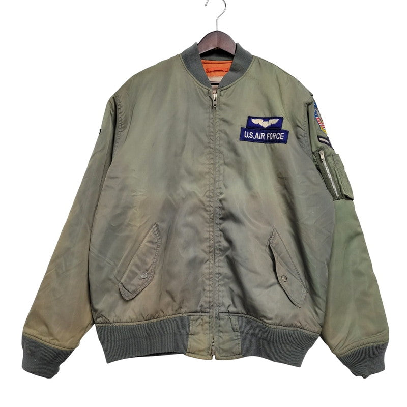 【現状渡し品】【メンズ】  USED TOM CAT MA-1 FLIGHT JACKET フライトジャケット アウター 146-250114-as-08-izu カラー：グリーン系 万代Net店