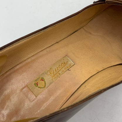 【中古品】【レディース】 GUCCI グッチ レザーパンプス 183-240201-mk-07-izu サイズ：35 1/2 カラー：ブラウン 万代Net店