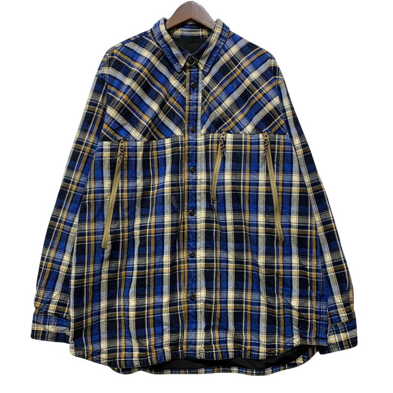 【中古品】【メンズ】 BEAMS ビームス 11-18-0039-147 MOUNTAIN SHIRT JACKET マウンテン シャツ ジャケット アウター 147-260831-kh-07-izu サイズ：L カラー：マルチ 万代Net店