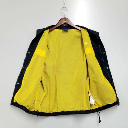 【中古品】【レディース】 FREAK'S STORE フリークスストア × UCLA ユーシーエルエー 別注 ナイロンジャケット ブルゾン アウター 169-240116-mk-27-izu サイズ：F カラー：ブラック×イエロー 万代Net店