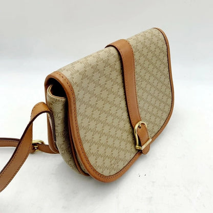 【中古品】【レディース】 CELINE セリーヌ DM93 マカダム柄 VINTAGE ショルダーバッグ カバン 180-230402-mk-52-izu カラー：茶系 万代Net店