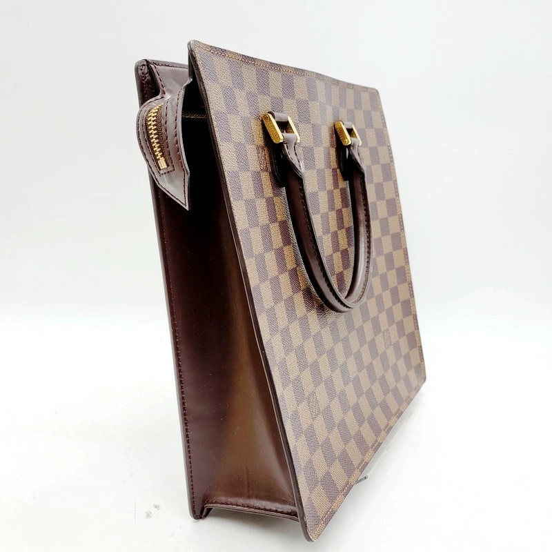 【中古品】【メンズ/レディース】 LOUIS VUITTON ルイ・ヴィトン N41226 ダミエ エベヌ サックプラPM ハンドバッグ 179-231224-mk-03-izu カラー：ブラウン 万代Net店