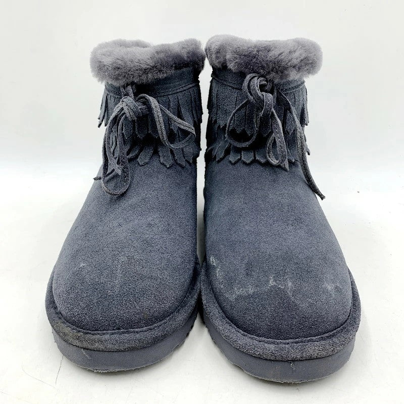 【中古品】【レディース】 BEARPAW ベアパウ ムートンブーツ シューズ 靴 167-231202-mk-25-izu サイズ：24cm カラー：グレー 万代Net店