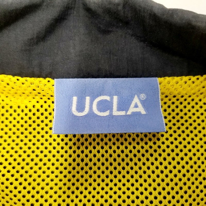 【中古品】【レディース】 FREAK'S STORE フリークスストア × UCLA ユーシーエルエー 別注 ナイロンジャケット ブルゾン アウター 169-240116-mk-27-izu サイズ：F カラー：ブラック×イエロー 万代Net店