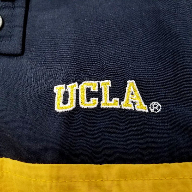 【中古品】【レディース】 FREAK'S STORE フリークスストア × UCLA ユーシーエルエー 別注 ナイロンジャケット ブルゾン アウター 169-240116-mk-27-izu サイズ：F カラー：ブラック×イエロー 万代Net店