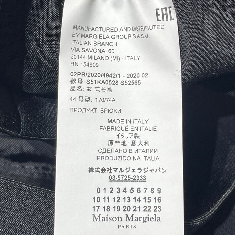 【中古品】【メンズ】 Maison Margiela メゾン マルジェラ 20SS VISCOSE SATIN PANTS S51KA0528 2020春夏 ヴィスコース サテン パンツ ボトムス 141-260929-sa-06-teih サイズ：44 カラー：ブラック 万代Net店