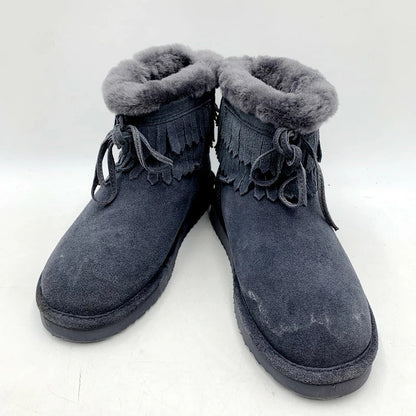 【中古品】【レディース】 BEARPAW ベアパウ ムートンブーツ シューズ 靴 167-231202-mk-25-izu サイズ：24cm カラー：グレー 万代Net店