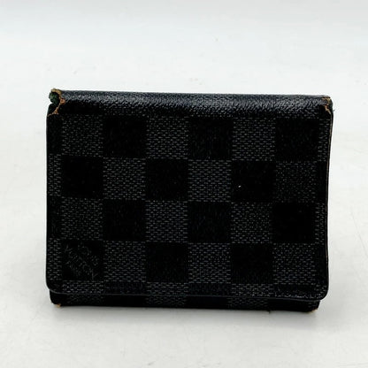 【現状渡し品】【メンズ】 LOUIS VUITTON ルイ・ヴィトン N63096 ダミエグラフィット トリフォルド 三つ折り財布 コンパクト財布 179-231030-mk-12-izu カラー：ブラック 万代Net店