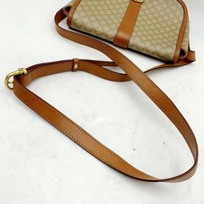 【中古品】【レディース】 CELINE セリーヌ DM93 マカダム柄 VINTAGE ショルダーバッグ カバン 180-230402-mk-52-izu カラー：茶系 万代Net店
