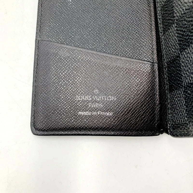 【現状渡し品】【メンズ】 LOUIS VUITTON ルイ・ヴィトン N63096 ダミエグラフィット トリフォルド 三つ折り財布 コンパクト財布 179-231030-mk-12-izu カラー：ブラック 万代Net店