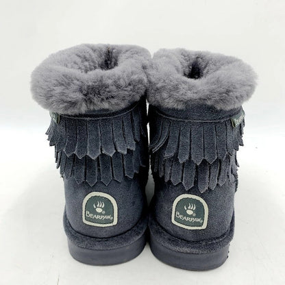 【中古品】【レディース】 BEARPAW ベアパウ ムートンブーツ シューズ 靴 167-231202-mk-25-izu サイズ：24cm カラー：グレー 万代Net店