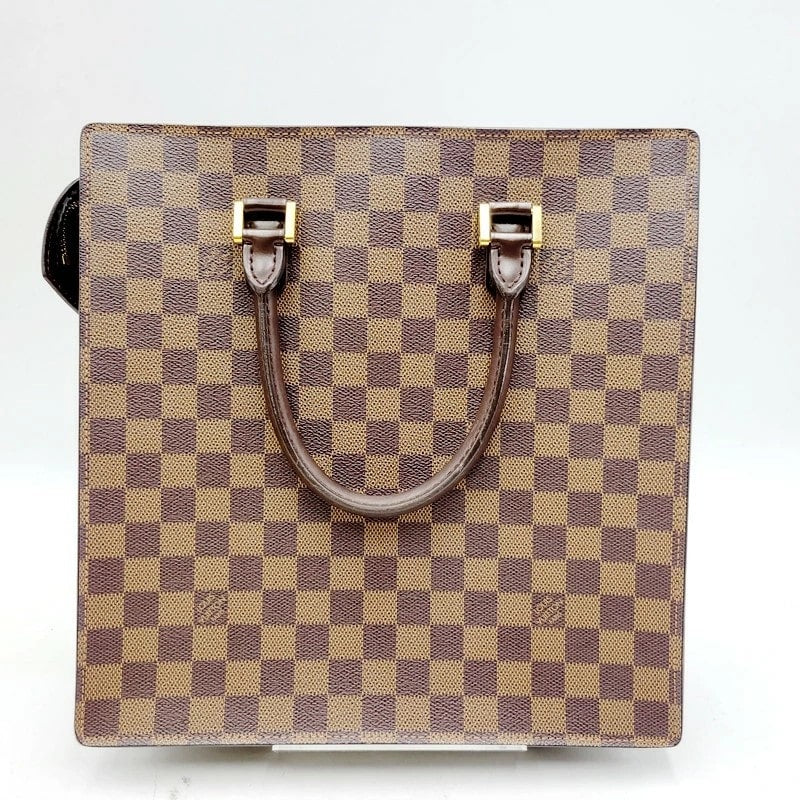【中古品】【メンズ/レディース】 LOUIS VUITTON ルイ・ヴィトン N41226 ダミエ エベヌ サックプラPM ハンドバッグ 179-231224-mk-03-izu カラー：ブラウン 万代Net店