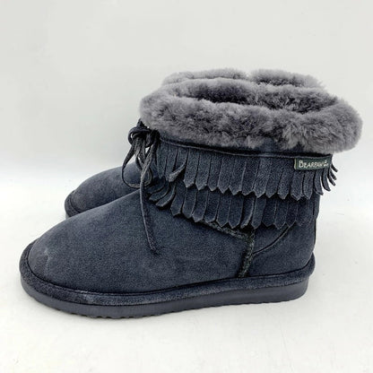 【中古品】【レディース】 BEARPAW ベアパウ ムートンブーツ シューズ 靴 167-231202-mk-25-izu サイズ：24cm カラー：グレー 万代Net店