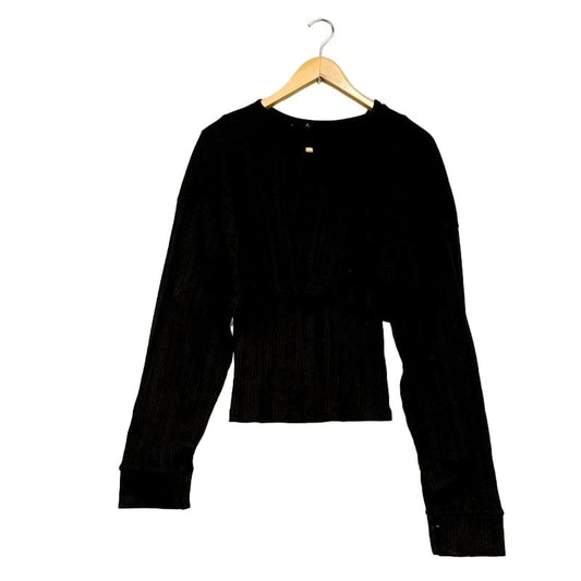 【中古品】【レディース】 CIS LYS シスリス VARIATION SEPARATE TOPS セパレートトップス カーディガン カットソー トップス 170-230223-mk-30-izu サイズ：F カラー：ブラック 万代Net店