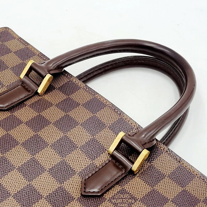 【中古品】【メンズ/レディース】 LOUIS VUITTON ルイ・ヴィトン N41226 ダミエ エベヌ サックプラPM ハンドバッグ 179-231224-mk-03-izu カラー：ブラウン 万代Net店