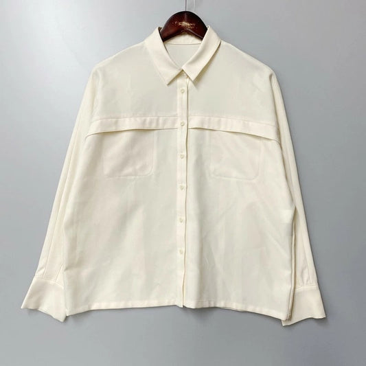 【中古品】【レディース】 RIM ARK リムアーク 長袖 シャツ トップス 170-240324-mk-13-izu サイズ：FREE カラー：クリーム 万代Net店