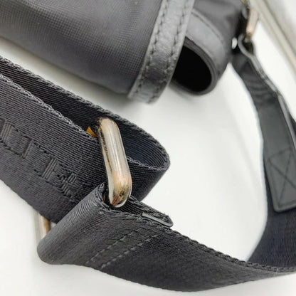 【中古品】【メンズ】 BURBERRY バーバリー 3827140 レザー ナイロンキャンバス ショルダーバッグ カバン 鞄 180-250515-as-07-izu カラー：ブラック 万代Net店