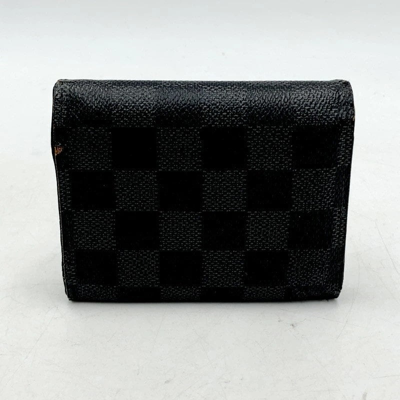 【現状渡し品】【メンズ】 LOUIS VUITTON ルイ・ヴィトン N63096 ダミエグラフィット トリフォルド 三つ折り財布 コンパクト財布 179-231030-mk-12-izu カラー：ブラック 万代Net店
