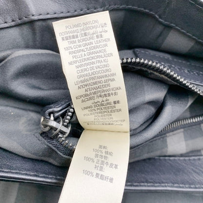 【中古品】【メンズ】 BURBERRY バーバリー 3827140 レザー ナイロンキャンバス ショルダーバッグ カバン 鞄 180-250515-as-07-izu カラー：ブラック 万代Net店